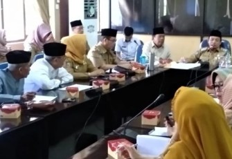 Wakil Wali Kota Bengkulu Dedy Wahyudi Pimpin Rapat 