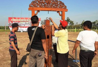 Kulkul Disiapkan Untuk Simbolis Penutupan TMMD Reguler Tegal