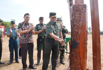 Pemukulan Kentongan Simbolis TMMD Reguler Tegal Resmi Berakhir