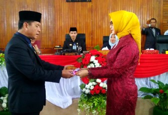 Pelantikan Anggota DPRD Kabupaten Kaur Periode 2019 2024