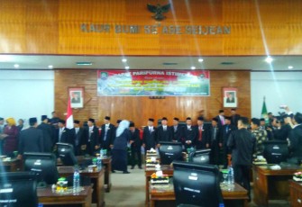 Pelantikan Anggota DPRD Kabupaten Kaur Periode 2019 2024