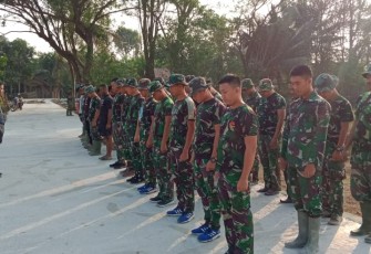 Apel Satgas TMMD Kronjo di Lokasi TMMD