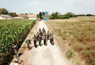 Akses jalan baru TMMD Tegal