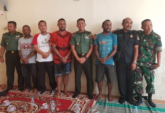 Dandim/JT Bersama Mahasiswa Papua di Jakarta