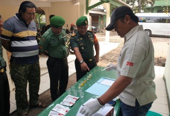 Giat Test Urine Cegah Penyalahgunaan Narkoba Koramil Cakung