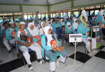 Jama'ah Haji Asal Brebes tiba di Islamic Center 