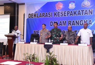 Panglima TNI bersama Kapolri Gagas Deklarasi Damai di Papua