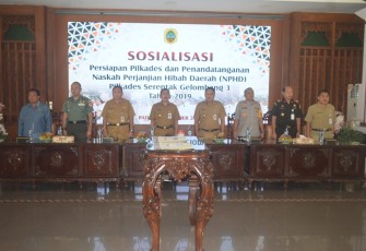 Sosialisasi Pilkades Serentak di Pendopo Kabupaten Pati 