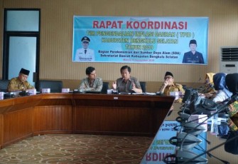 Sekretaris Daerah Bengkulu Selatan Yudi Satria Pimpin Rakor Tim Pengendalian Inflasi Daerah Kuartal Kedua Tahun 2019 