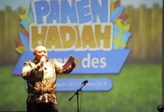 Wali Kota Tegal Saat Pengundian Simpedes Periode I tahun 2019