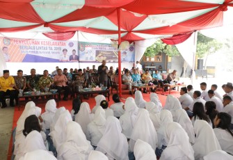 Dishub Asahan Sampaikan 3 Landasan Penyuluhan Keselamatan Berkendara Kepada Pelajar di Yaspenda