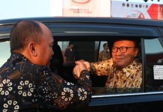 Wakil Wali Kota Tegal saat bertemu dengan Mendagri