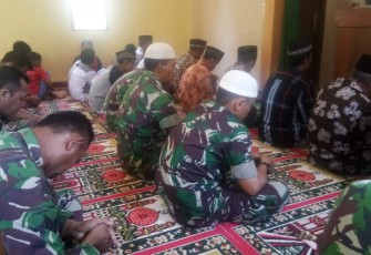 TNI Kodim Cilacap Galang Masyarakat Sholat Berjamaah