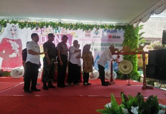 Koramil Karanganom Hadiri Festival Dana Desa Dan Launching Aplikasi Desa Digital