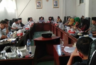 Rapat Internal DPRD Lebong 