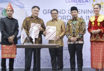 Wakil Wali Kota Bengkulu Dedy Wahyudi Resmikan Hotel Cordela Inn