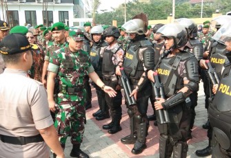 Dandim 0506/Tgr Ikuti Apel Kesiapan Pengamanan di Tangsel