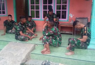 Satgas TNI Bahas Hasil Kegiatan TMMD Hari Ini