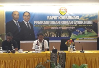 Dinas PMD NTT Rakor Pembangunan Rumah Layak Huni