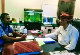 Kadisdik NTT saat ditemui awak media di ruang kerjanya