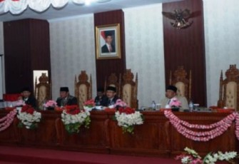 Paripurna Istimewa DPRD Lebong 
