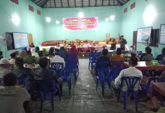 Babinsa Koramil Gantiwarno Hadiri Doa Bersama Untuk Kesuksesan Pilkades