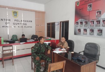 Danramil 22 Wonosari Orientasi Wilayah Diwilayah Desa Binaan   