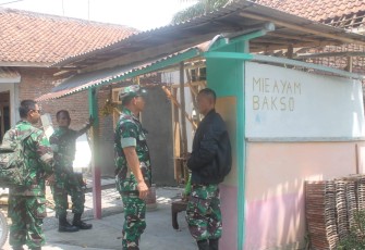 Kasdim 0703 Cilacap Tinjau Rehab RTLH