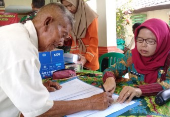 Sosialisasi Kesadaran Ketahanan Bangsa Di Balai Desa Cilibang