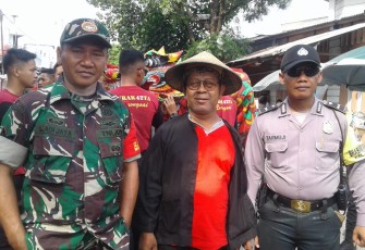 Sinergitas Babinsa dan Babhinkamtibmas Dalam Pengamanan Kirab Budaya
