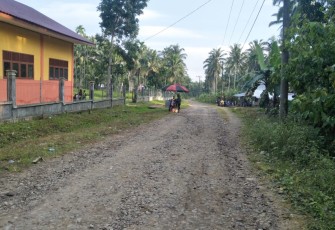 Kondisi jalan Nisam Antara 
