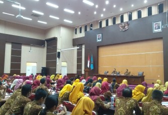 Suasana Pembekalan Persiapan Uji Kesehatan terhadap CPNS di Kabupaten Blitar