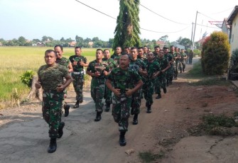 Kodim 0736/Batang Laksanakan Lari Jalan