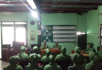 Persit Koramil12/Manisrenggo Gelar Pertemuan Rutin