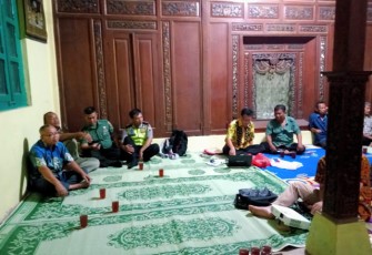 Babinsa Wonosari Hadiri Sosialisasi Pertanahan