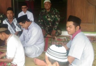 Babinsa Wonosari Dekati Tokoh Agama Di Desa Binaan