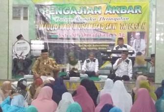 Babinsa Wonosari Amankan Pengajian Akbar