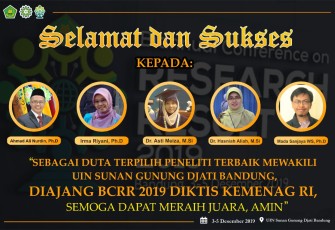 Foto Lima Dosen UIN SGD Nomine Peneliti Terbaik BC Research Result 2019