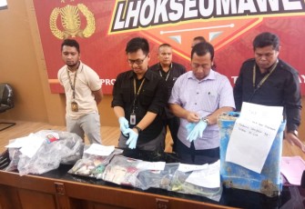 Polisi Gelar Press Release Barang Bukti