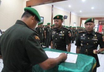Danrem pimpin sertijab Komandan Kodim 0718/Pati
