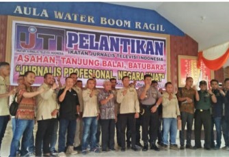 Pengukuhan pengurus IJTI Asahan 