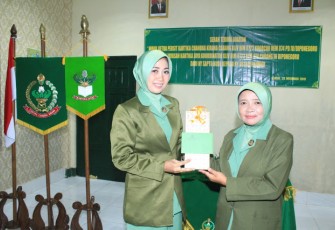 Ny Lilik Minarso Pimpin Sertijab Wakil Ketua Persit KCK Cabang XLIV  