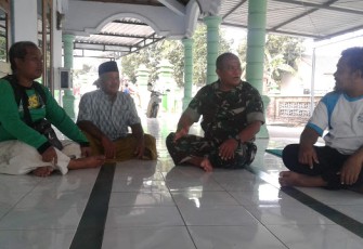 Jalinan Komunikasi Babinsa Dengan Tokoh Agama Jogonalan   