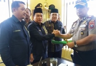 Pengurus Gemkara Kabupaten Batu Bara Pada Saat Audiensi ke Polres Batu Bara