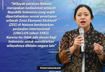 Pernyataan Pers Ketua DPR RI Puan Maharani terkait Isu Perairan Natuna