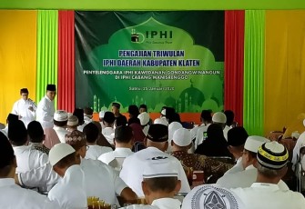 Danramil12/Manisrenggo Kapten Inf Basuki Menghadiri Pengajian Rutin IPHI