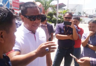 Fahmi Sidik Abulle SH Kuasa Hukum Simon Tudus saat diwawancarai