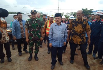 Mantan Wapres Didampingi Dandim 0508/Depok Tinjau Pembangunan UIII