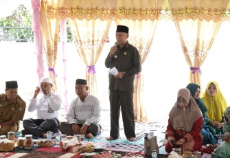 Bupati Asahan Hadiri Pengajian Akbar Sekaligus Serahkan Santunan Kepada Kaum Dhuafa