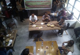Kapolres Bitung bersama Pers Bitung gelar kemitraan
